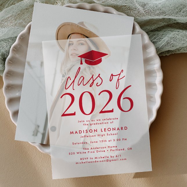 Moderne Klasse der Red Graduation Party 2025 (Von Creator hochgeladen)