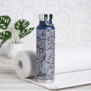 Moderne klassische Blumenmuster Trinkflasche