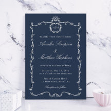 Moderne klassische französische Rahmen-Hochzeit Na
