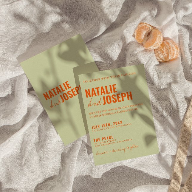 Moderne klassische, helle, traditionelle, farbenfr einladung (Von Creator hochgeladen)