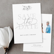 Moderne klassische Magnolia BW Hochzeit retten das