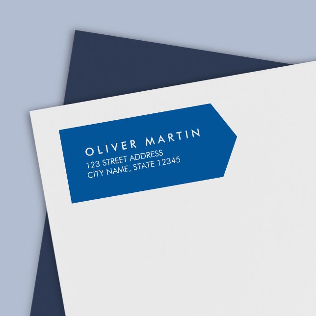 Moderne klassische Rücksendeadresse Permastempel (Von Creator hochgeladen)