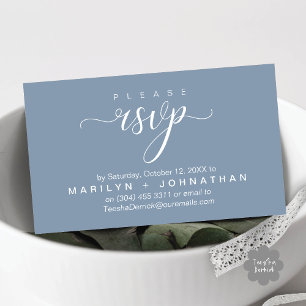 Moderne klassische UAWG Wedding Website Erinnerung Begleitkarte