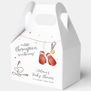 Moderne kleine Champion-Boxsport-Baby-Party Geschenkschachtel