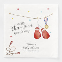 Moderne kleine Champion-Boxsport-Baby-Party