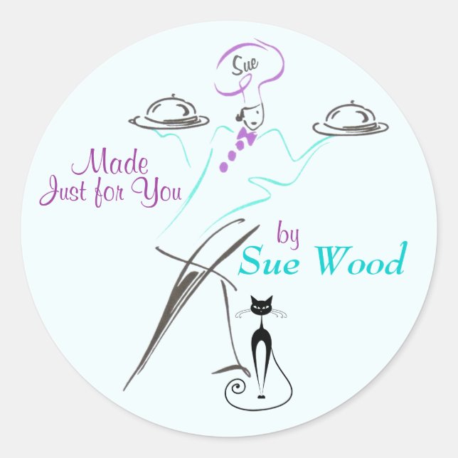 Moderne Koch Stickers (Vorderseite)