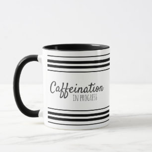 Moderne Koffeination in Arbeit Tasse