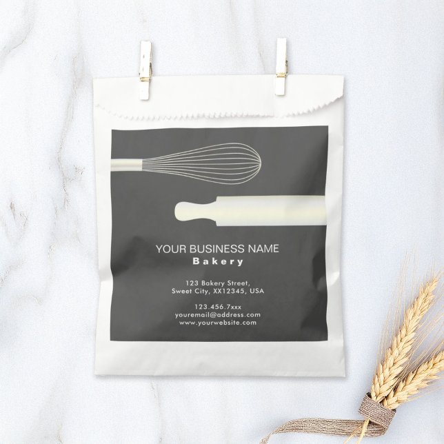 Moderne Konditorei Koch Backbäckerei Packsäcke Geschenktütchen (Von Creator hochgeladen)