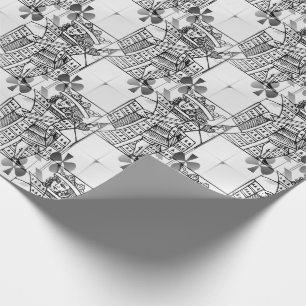 Moderne König der Kreuzzug-Anzug Spielkarten-Deck Geschenkpapier