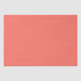 Moderne Korallenrosa Schlicht Solid Color Seidenpapier