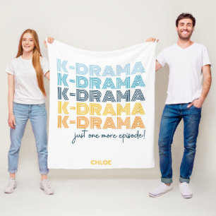 Moderne koreanische Drama-Fleece Fleecedecke