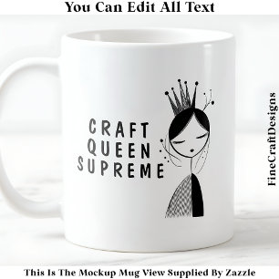 Moderne kreative Bastelkönigin 033 Novitäten-Handw Kaffeetasse