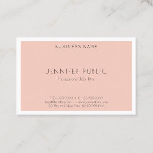 Moderne, kreative, einfache Designvorlage Visitenkarte