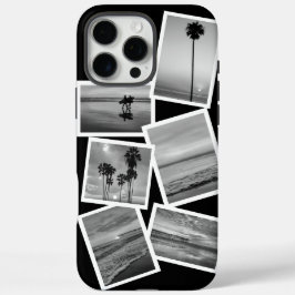 Moderne, kreative Schwarz & Weiß-FotoCollage iPhone 16 Pro Max Hülle