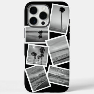 Moderne, kreative Schwarz & Weiß-FotoCollage iPhone 16 Pro Max Hülle