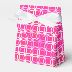 Moderne Kreise, fuchsienrosa und creme aus der Mit Geschenkschachtel
