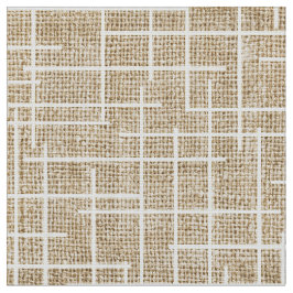Moderne Kreuzschraffur-Jute-Textur-Muster Stoff