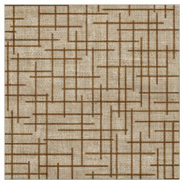 Moderne Kreuzschraffur-Jute-Textur Stoff