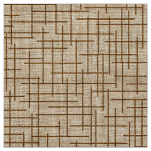 Moderne Kreuzschraffur-Jute-Textur Stoff