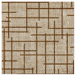 Moderne Kreuzschraffur-Jute-Textur Stoff