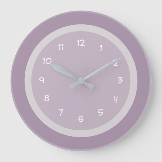 Moderne Küchen- und Badewannendekoration Große Wanduhr (Vorderseite)
