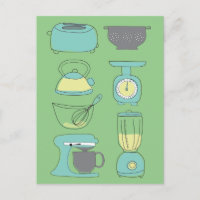 Moderne Küchengeräte Illustration Marketing
