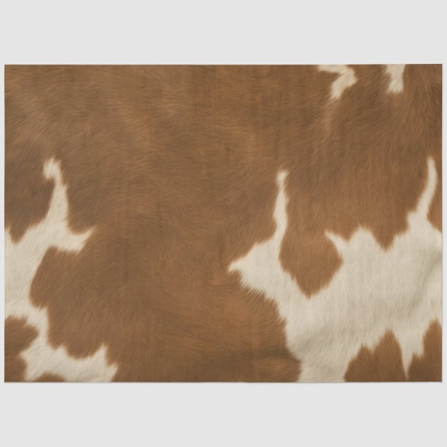 Moderne Kuh Imitate Leather Elegante Collection Seidenpapier (Vorderseite)