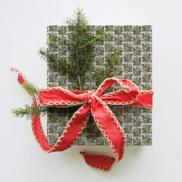 Moderne, kühn gestaltete Feiertage Geschenkpapier