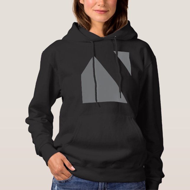 Moderne, kühne, einfache, trendige, urbane geometr hoodie (Vorderseite)