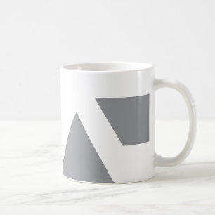Moderne, kühne, einfache, trendige, urbane geometr kaffeetasse