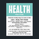 Moderne kühne, Health Food Store-Werbung Flyer<br><div class="desc">Moderne,  fette,  Health Food Store-Flyer Werbung durch den Business Card Store.</div>