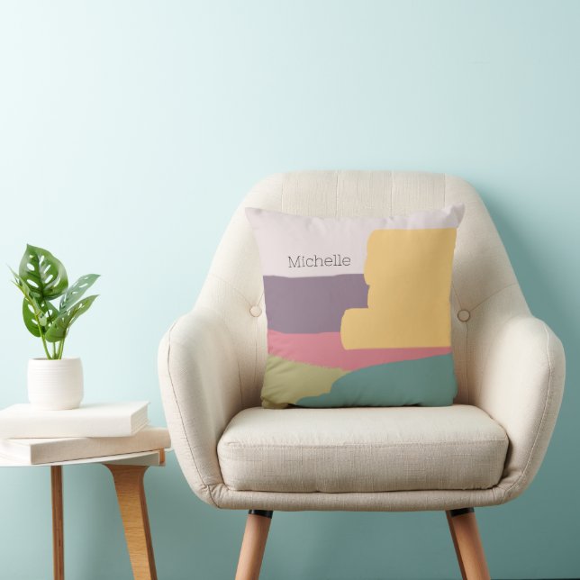 Moderne, kundenspezifische Sommerfarben Splash Kissen (Stuhl )
