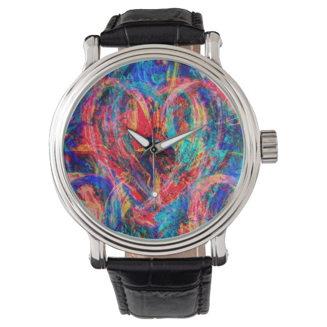 Moderne Kunst Armbanduhr (Vorderseite)