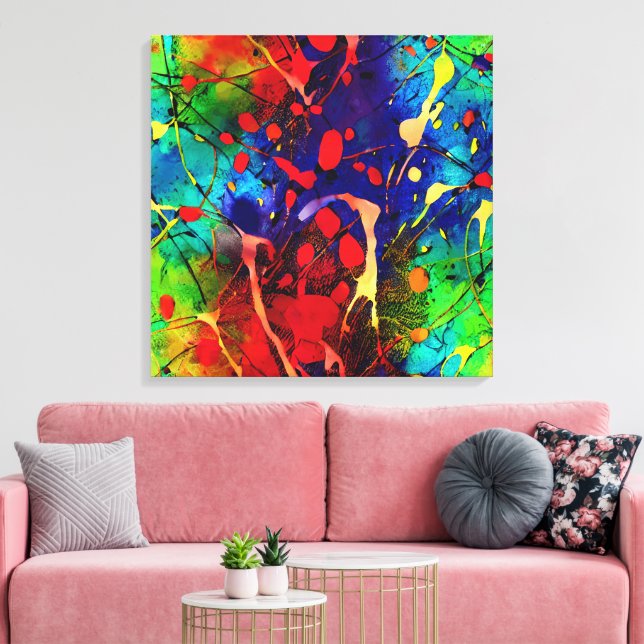 Moderne Kunst auf Leinwand (Insitu (Wohnzimmer))