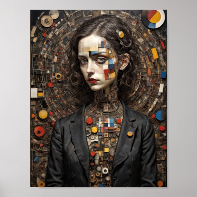 Moderne Kunst Avant Garde abstrakte Poster (Vorne)