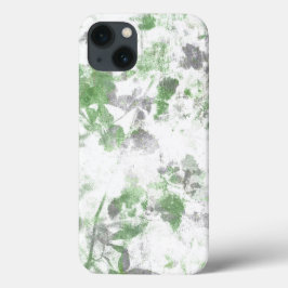Moderne Kunst der Blume und Wandstruktur Case-Mate iPhone Hülle