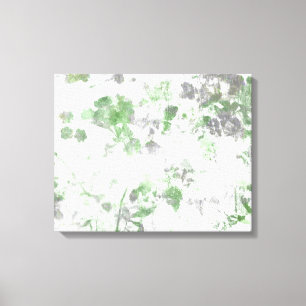 Moderne Kunst der Blume und Wandstruktur Leinwanddruck