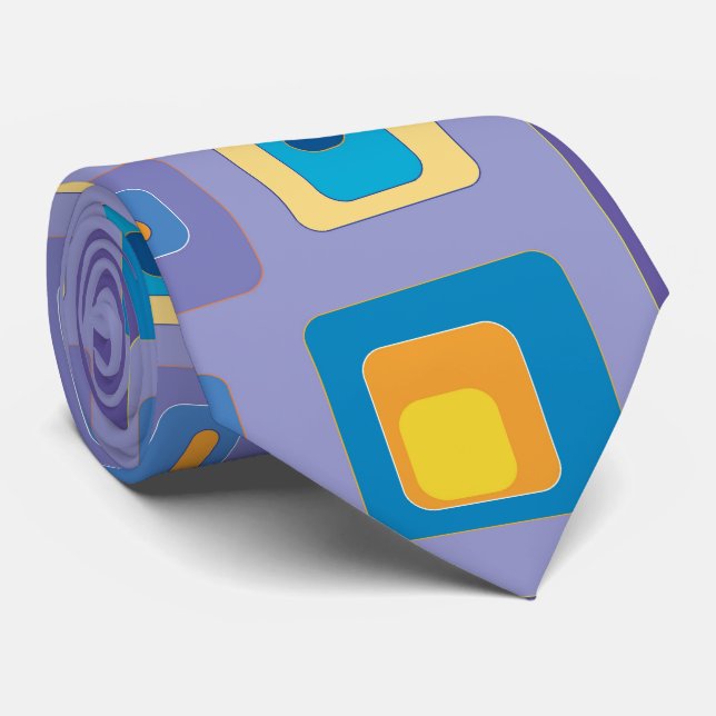 moderne Kunst der Cubist-Krawatte Krawatte (Gerollt)