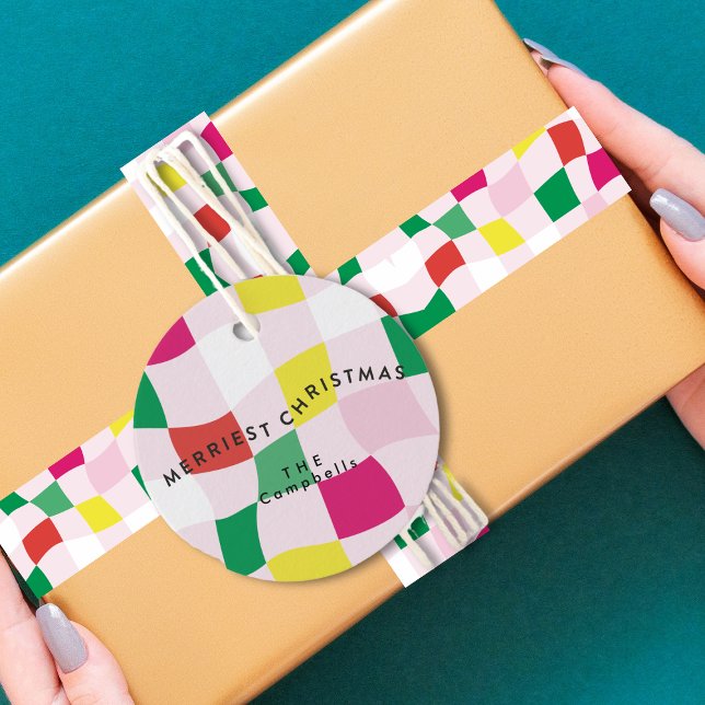 Moderne Kunst, Dichtung und Musik Ball Tartan Kari Geschenkanhänger (Von Creator hochgeladen)