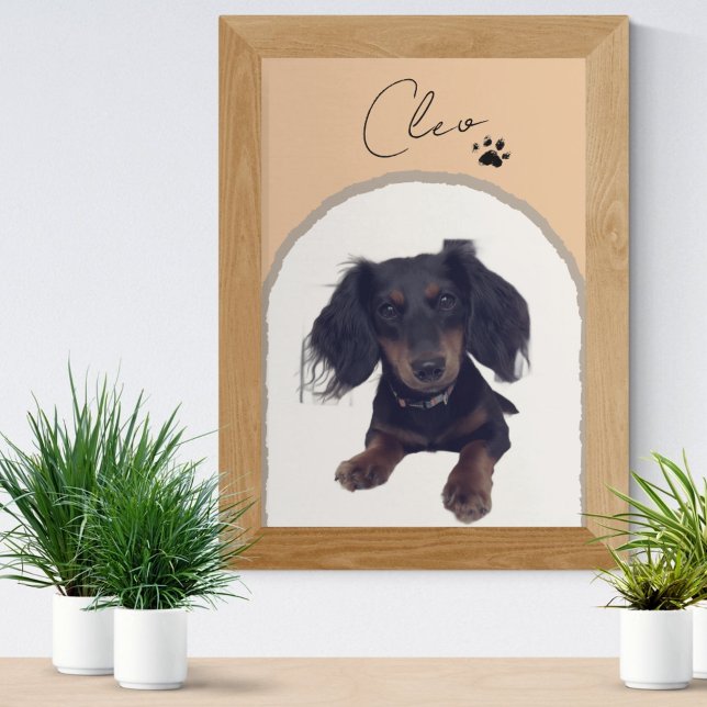 Moderne Kunst, Dichtung und Musik Fotodruck (Celebrate your pet with this custom pet portrait! )