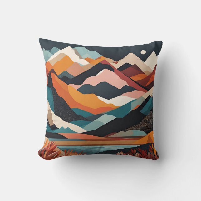 Moderne Kunst, Dichtung und Musik Kissen (Vorderseite)