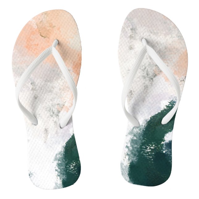 Moderne Kunst Flip Flops (Fußbett)