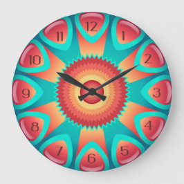 Moderne Kunst Große Wanduhr