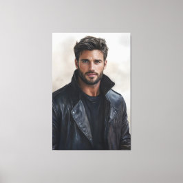 Moderne Kunst im Rebel-Stil Leinwanddruck