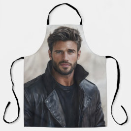 Moderne Kunst im Rebel-Stil Schürze