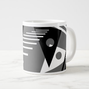 Moderne Kunst Jumbo-Tasse