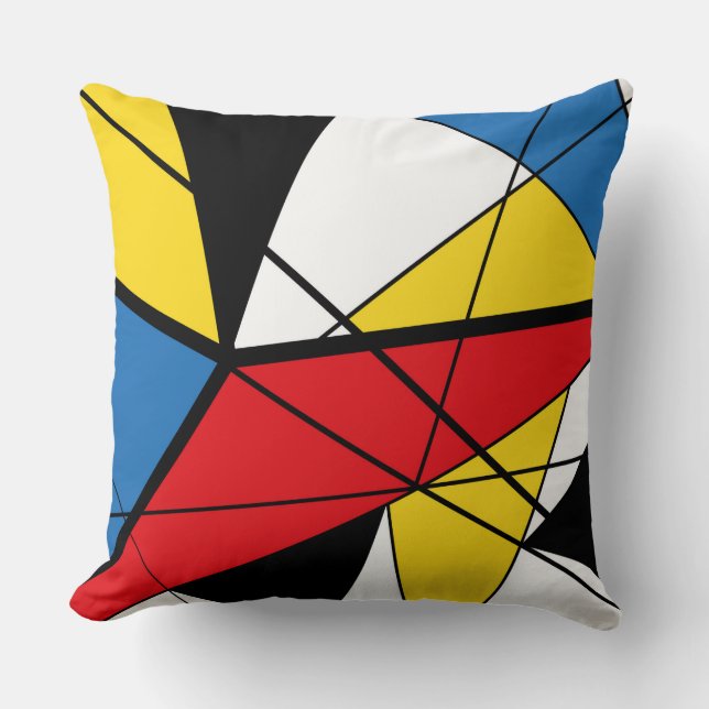 Moderne Kunst  Kissen (Vorderseite)