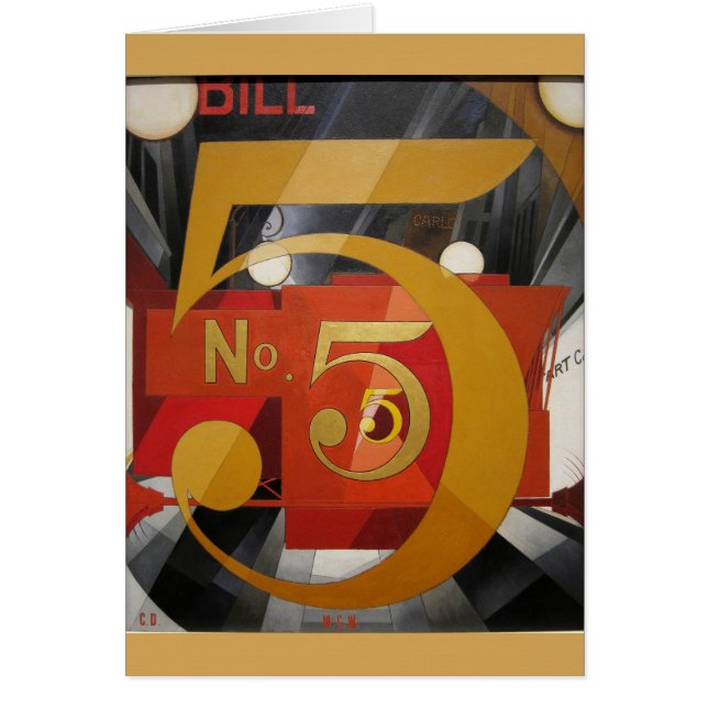 Moderne Kunst kubistische Demuti Abbildung 5 in Go (Vorne)