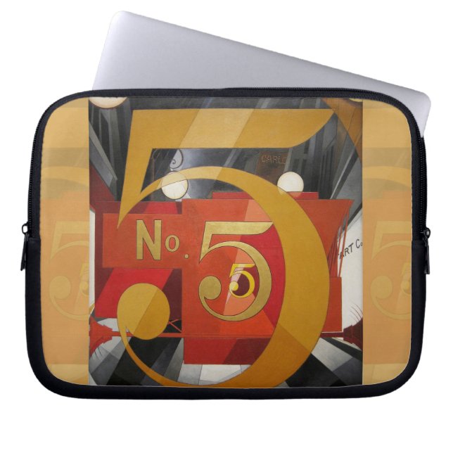 Moderne Kunst kubistische Demuti Abbildung 5 in Go Laptopschutzhülle (Vorderseite)