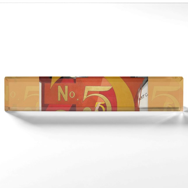 Moderne Kunst kubistische Demuti Abbildung 5 in Go Namensplakette (Vorderseite)